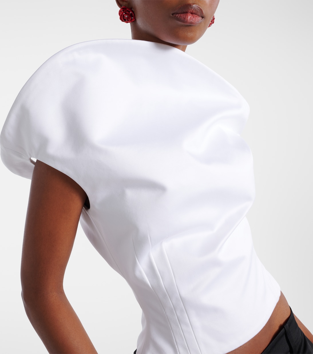 Asymmetrisches Bustier-Top aus Baumwolle | Magda Butrym