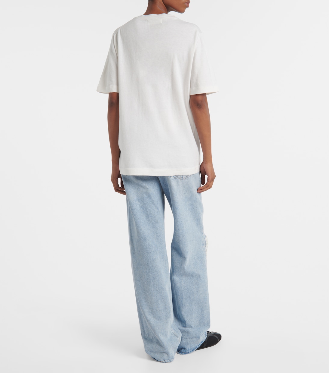 T-shirt James in cotone e cashmere | Extreme Cashmere