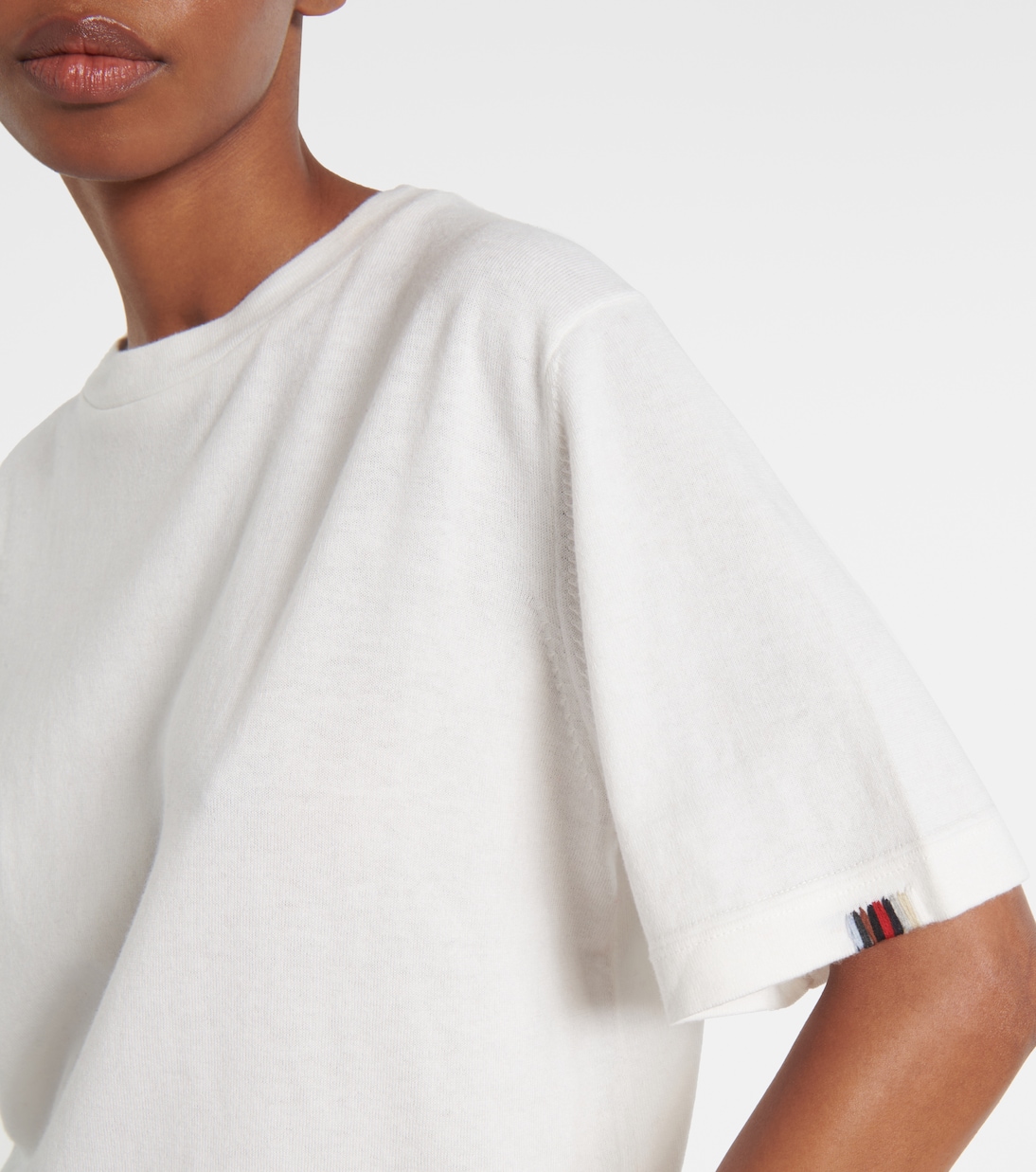 T-shirt James in cotone e cashmere | Extreme Cashmere