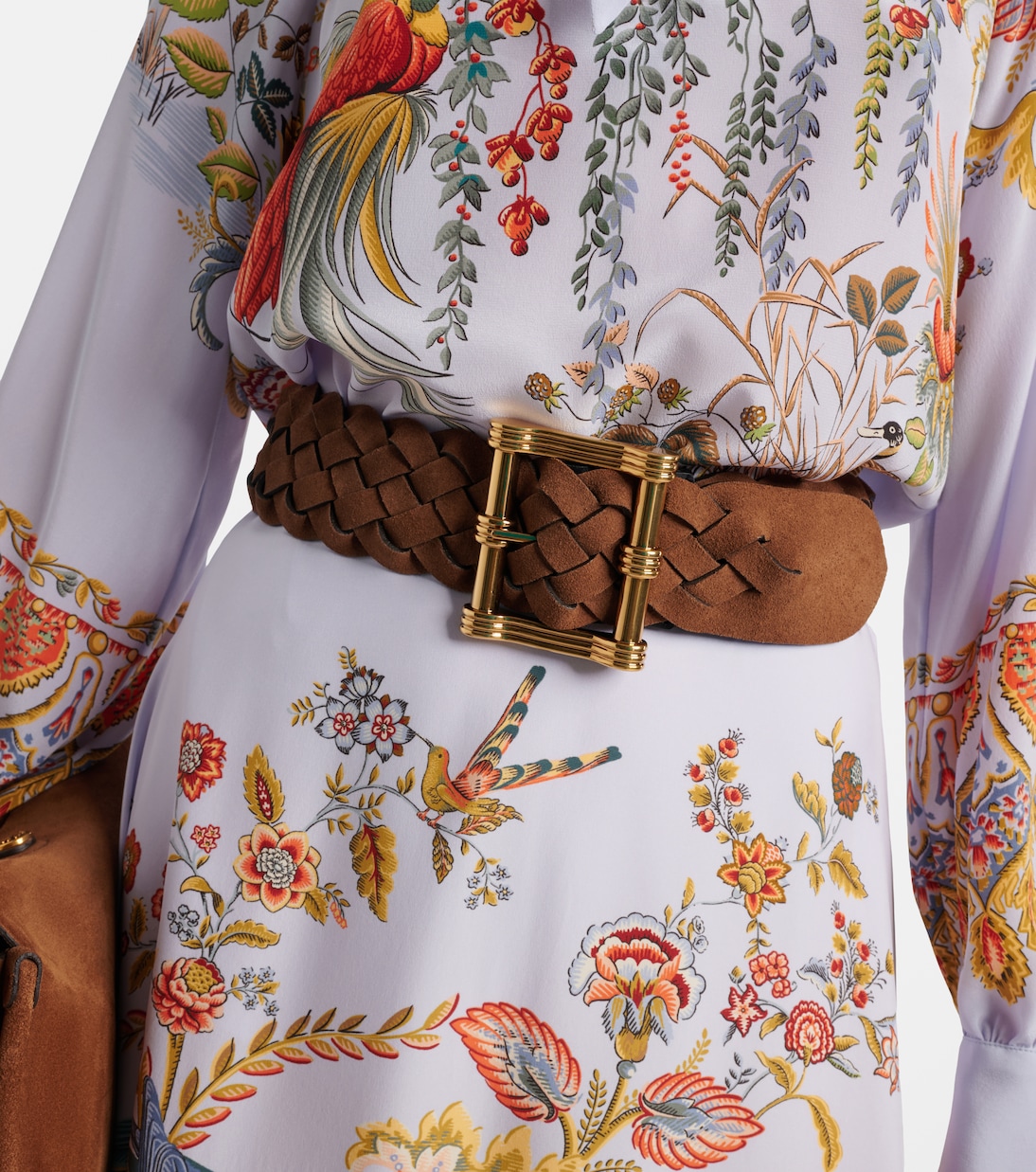 Braided reversible suede belt | Etro