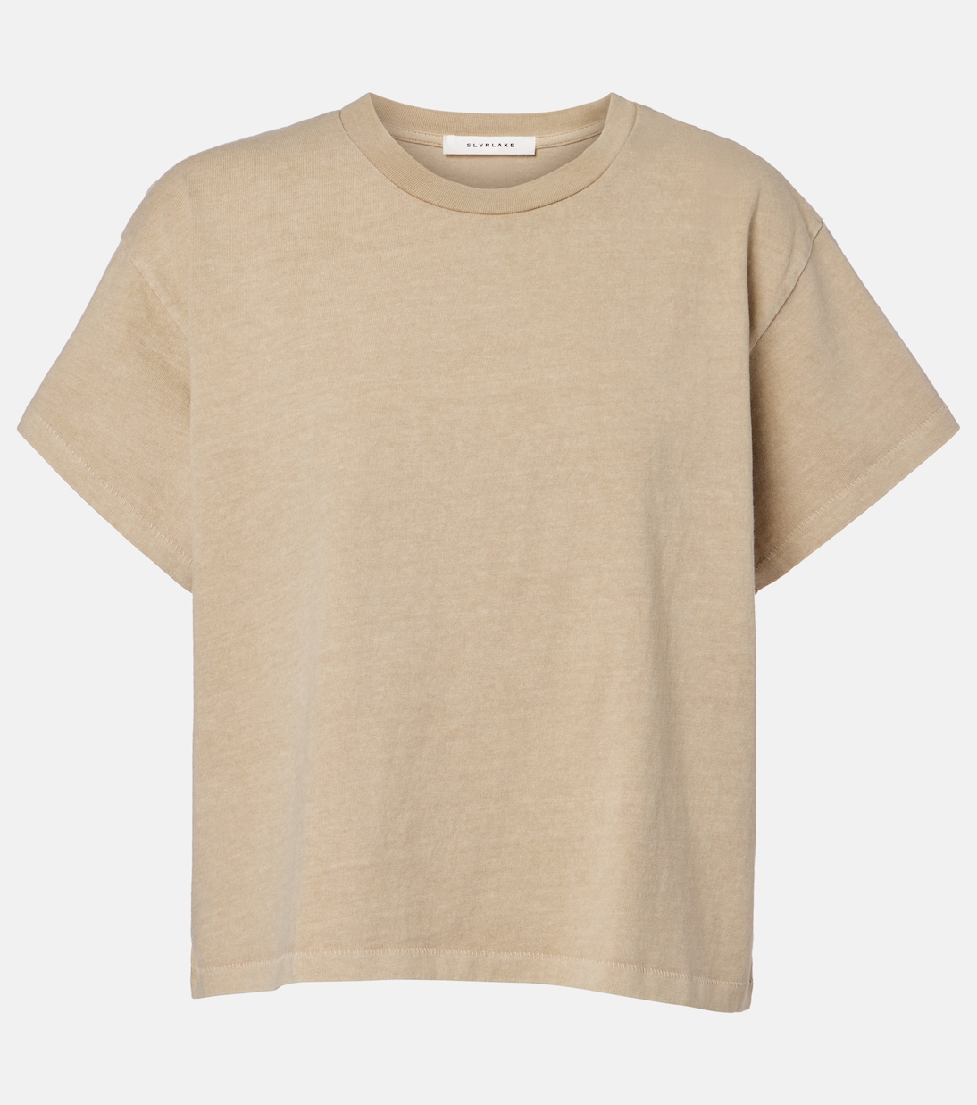 Square cotton jersey T-shirt | Slvrlake