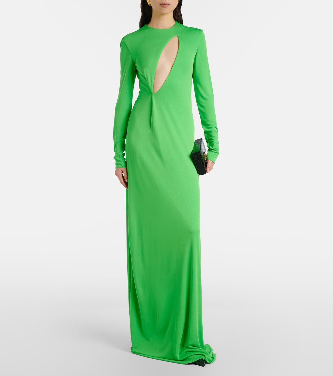 Cutout crêpe jersey gown | Tom Ford