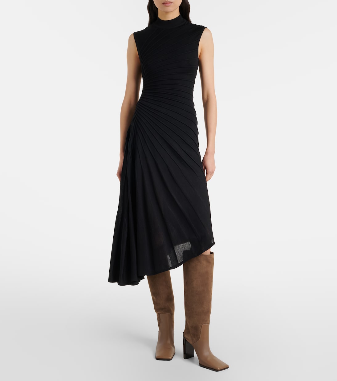 55皮革及膝靴 | Alaïa