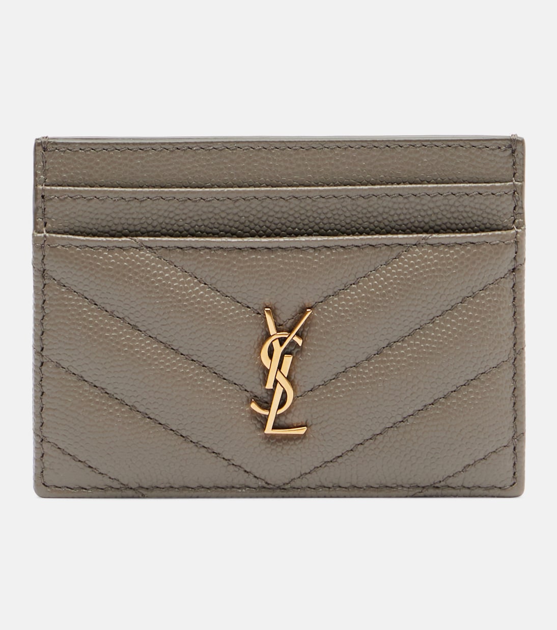 Cassandre matelassé leather card holder | Saint Laurent