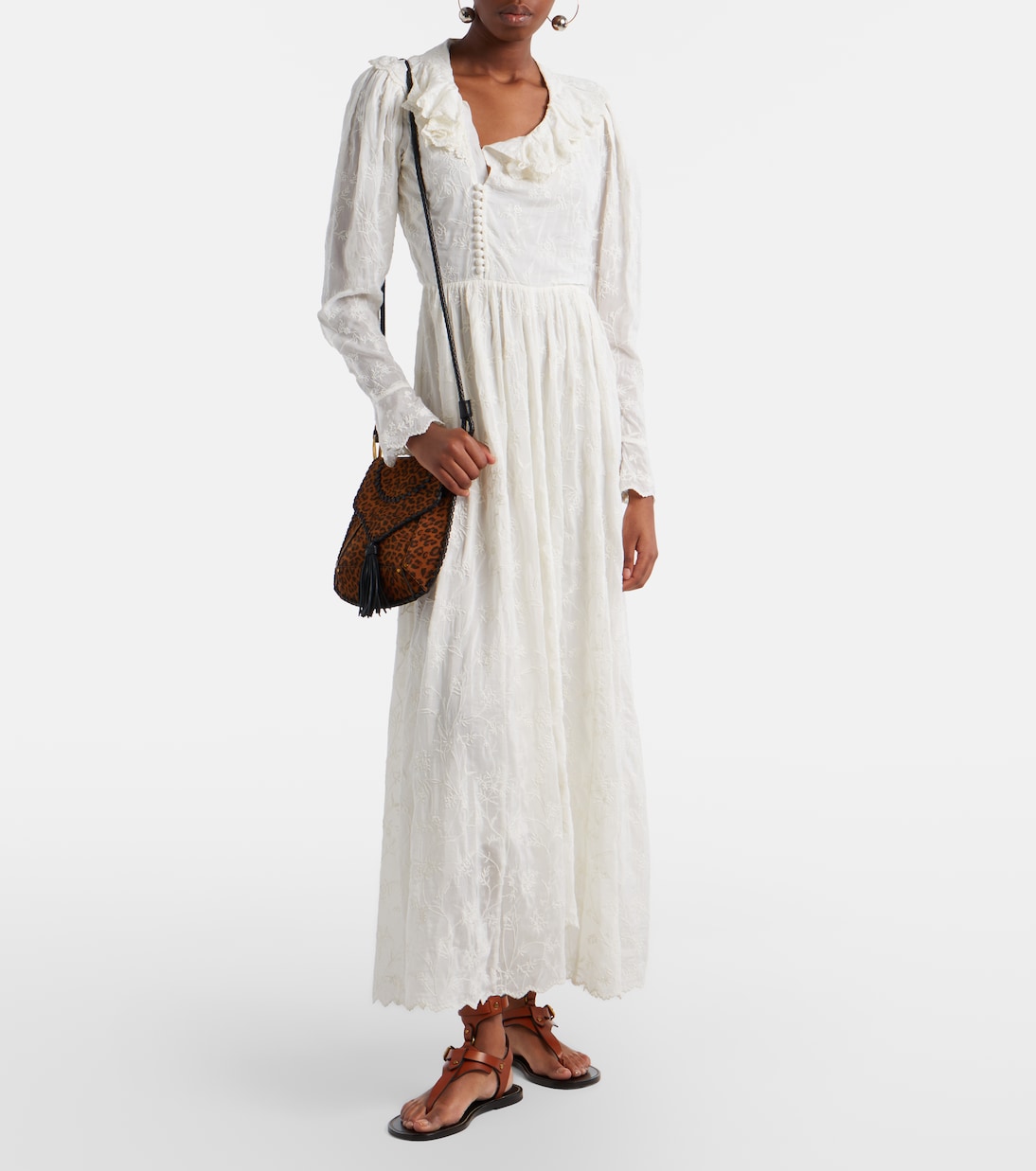 Zoen floral cotton and silk maxi dress | Isabel Marant