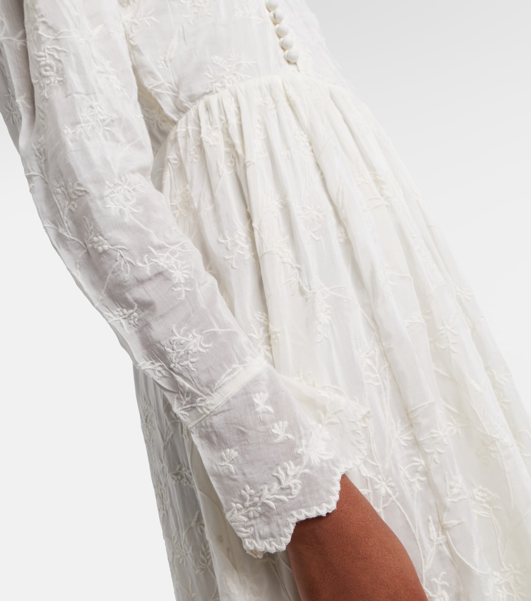 Zoen floral cotton and silk maxi dress | Isabel Marant