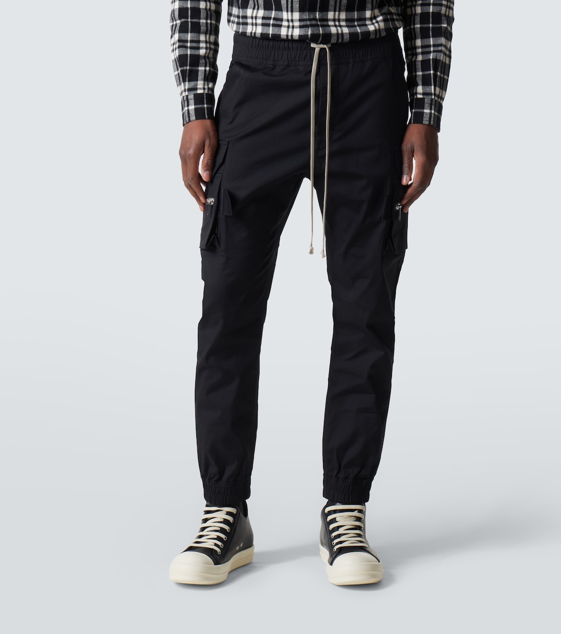 Mastodon cotton-blend poplin slim pants | Rick Owens