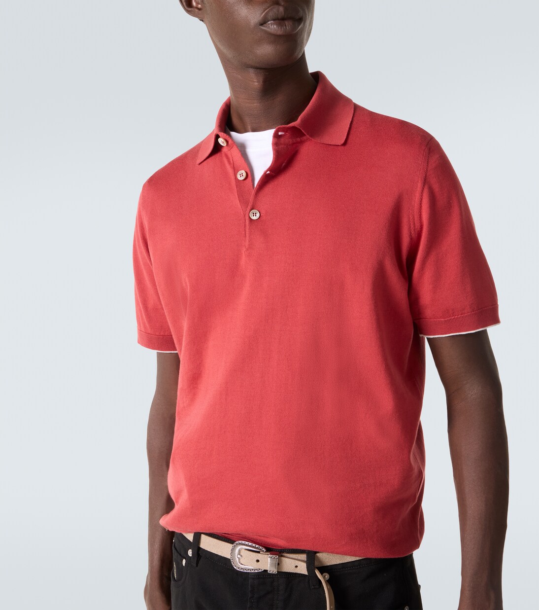 Polohemd aus Baumwoll-Piqué | Brunello Cucinelli