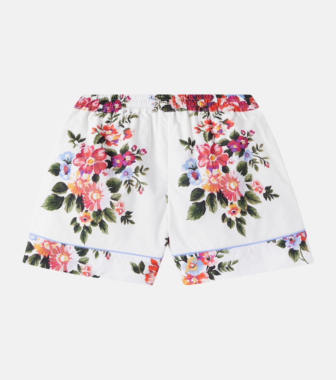Floral cotton poplin shorts | Dolce&Gabbana Kids
