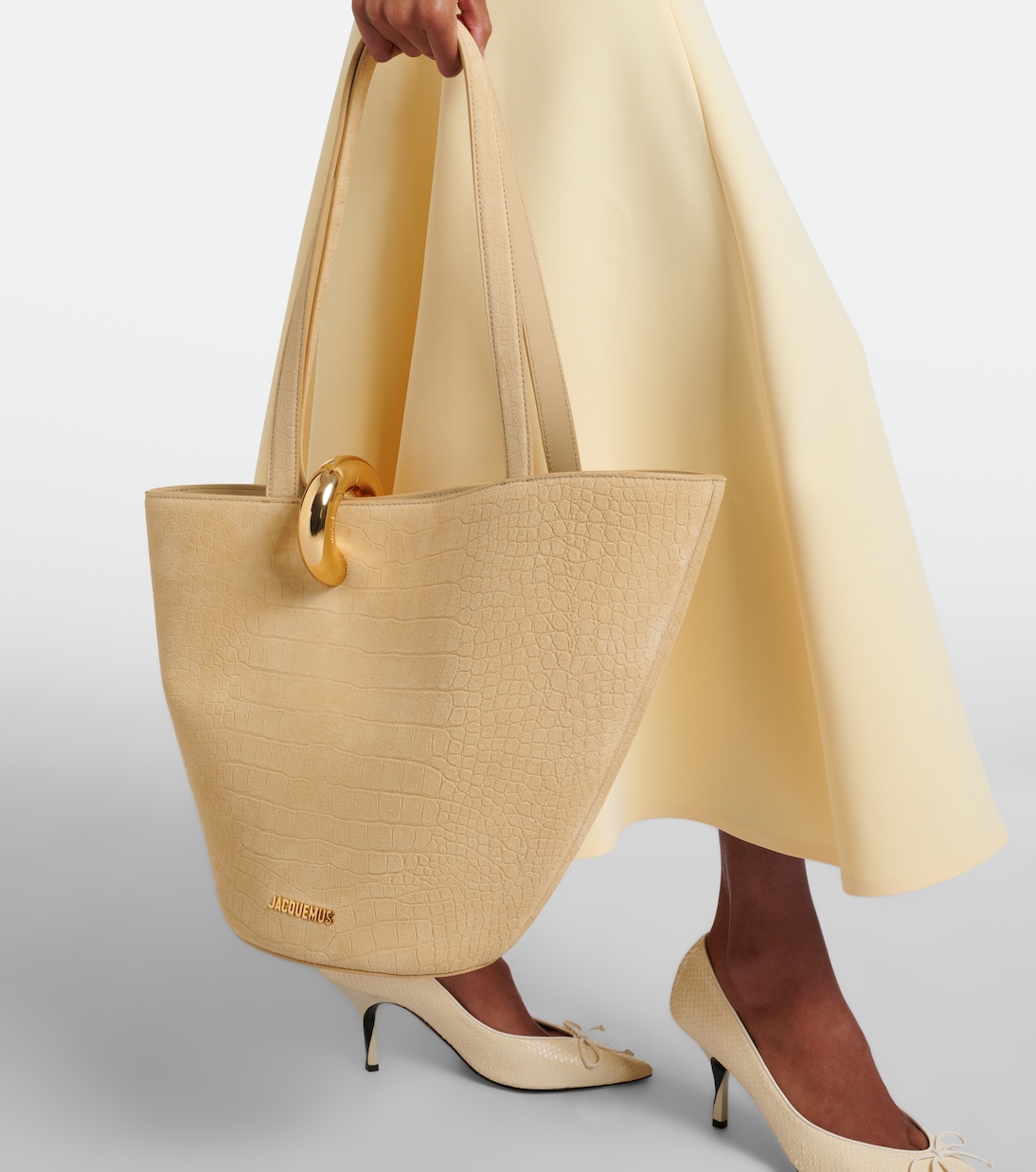 Bolso Le Bambola de ante grabado | Jacquemus