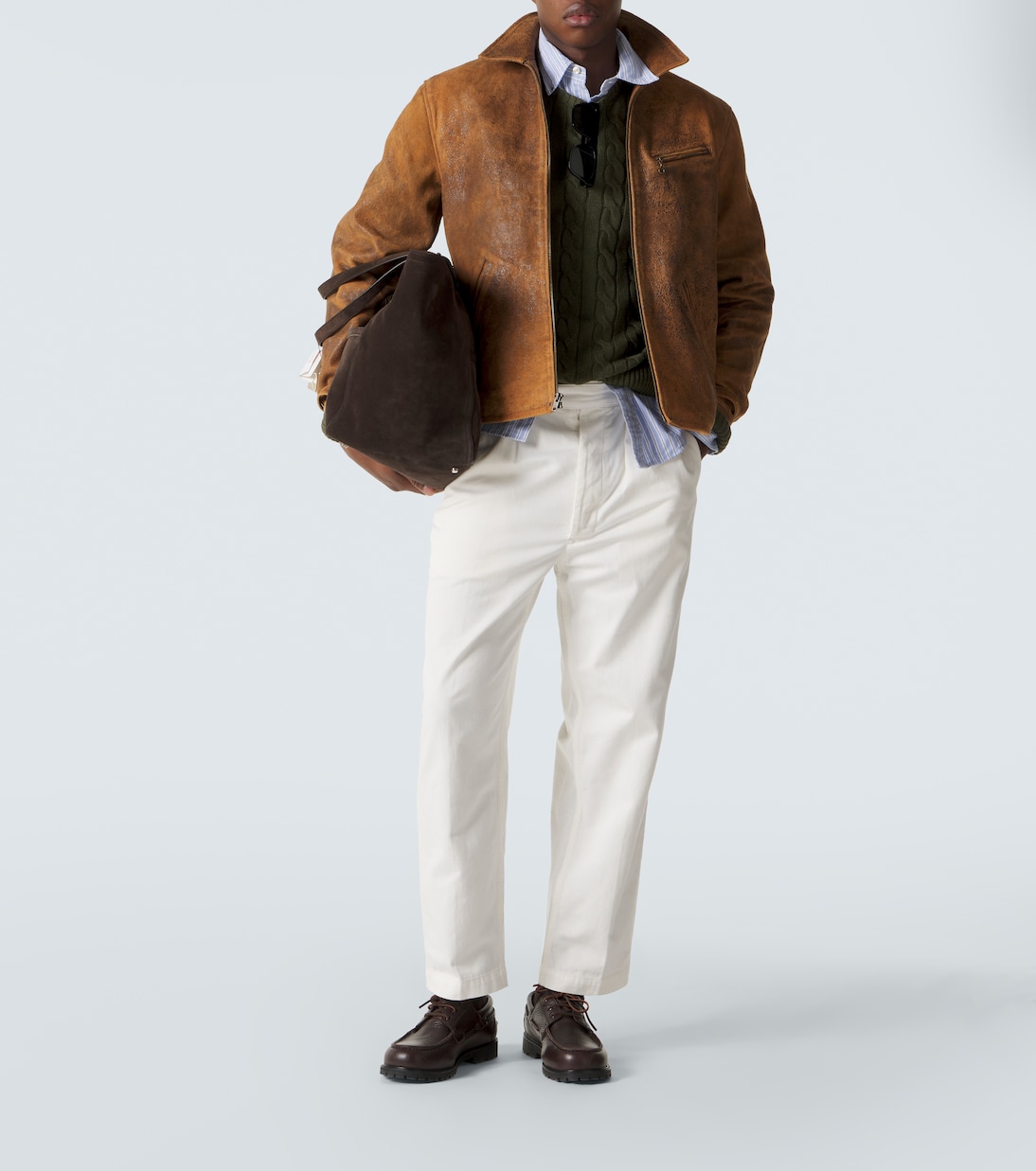 Pantalones tapered de sarga de algodón | Polo Ralph Lauren