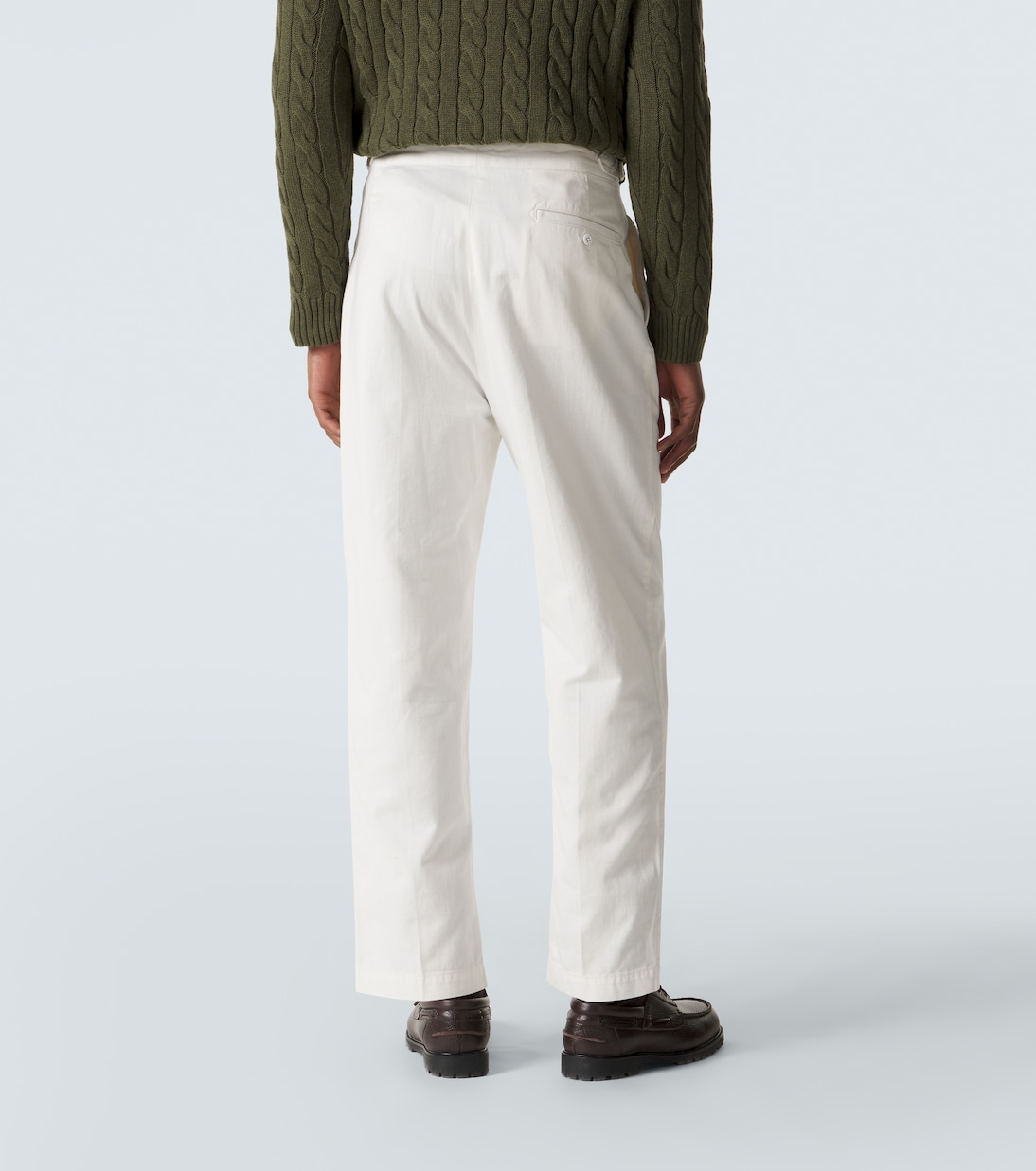 Pantalones tapered de sarga de algodón | Polo Ralph Lauren