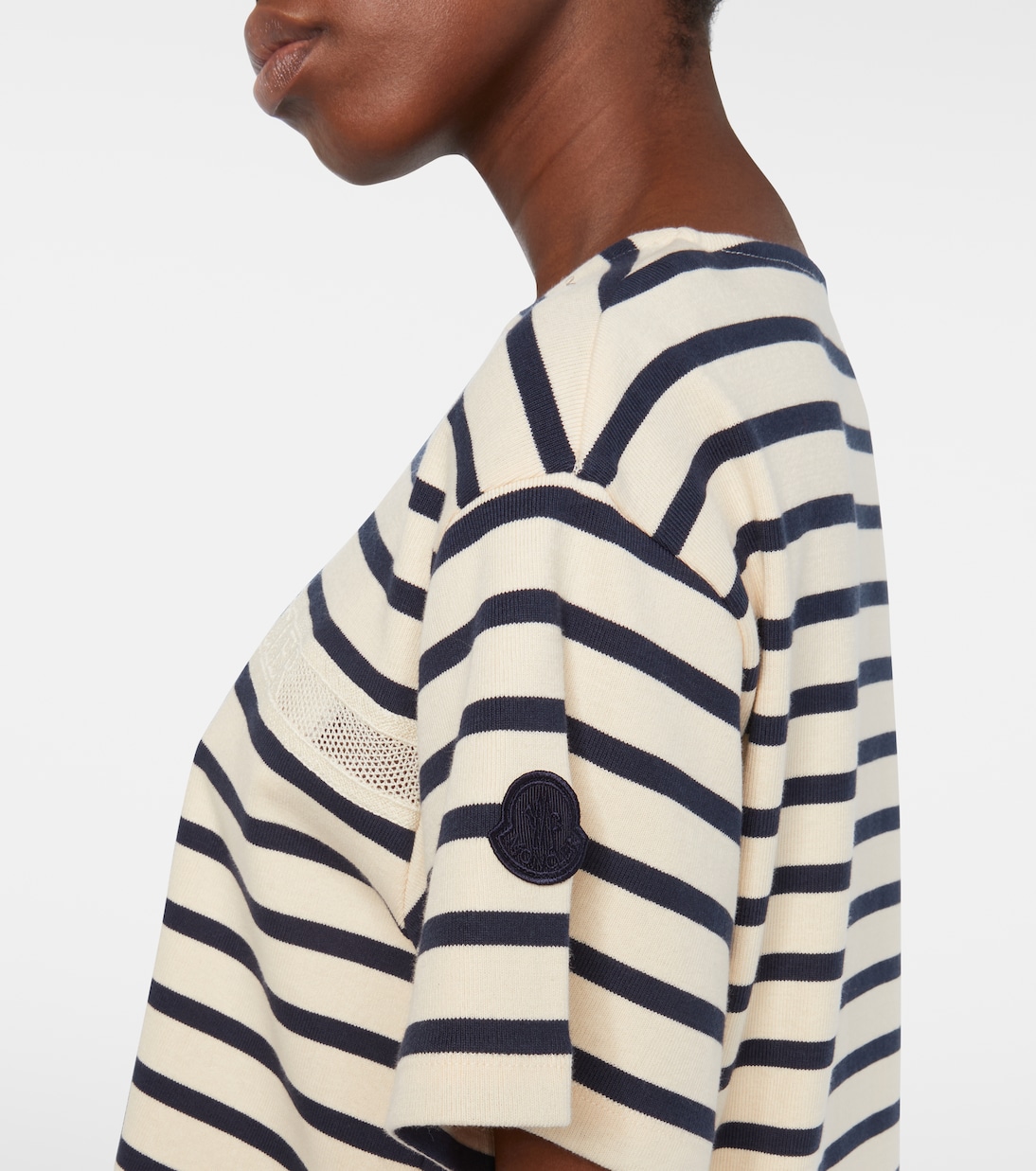 Striped cotton jersey T-shirt | Moncler
