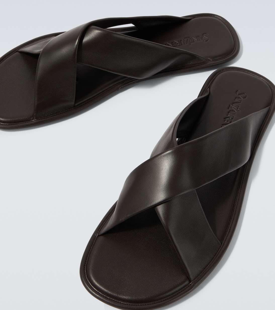 Carlyle leather sandals | Saint Laurent