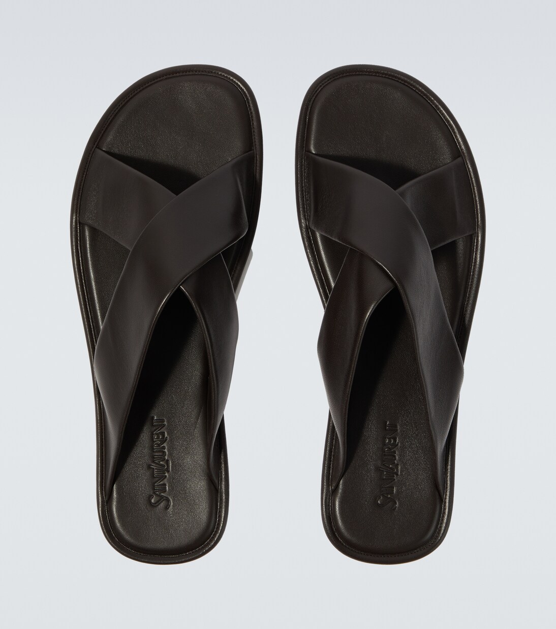 Carlyle leather sandals | Saint Laurent