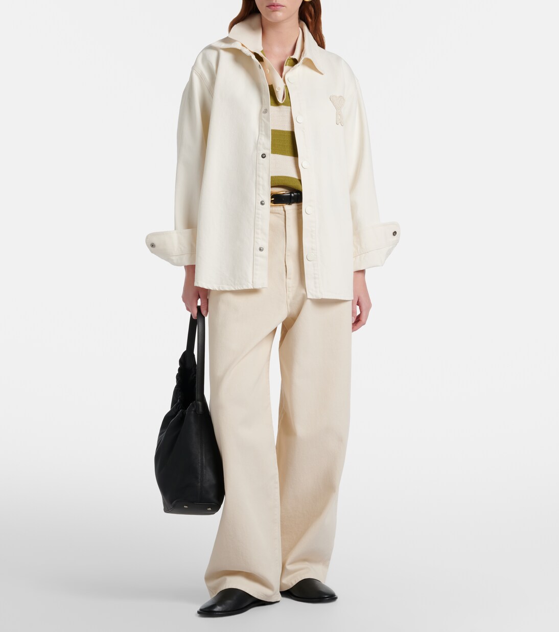 Hemdjacke Ami de Cœur aus Baumwoll-Twill | Ami Paris