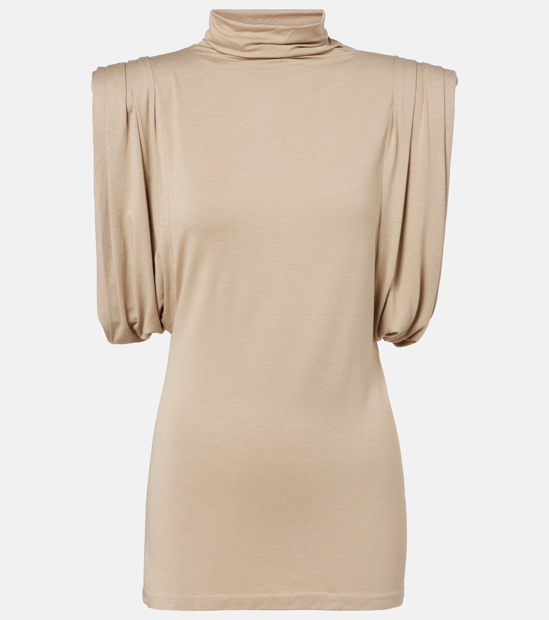 Draped jersey top | Mugler