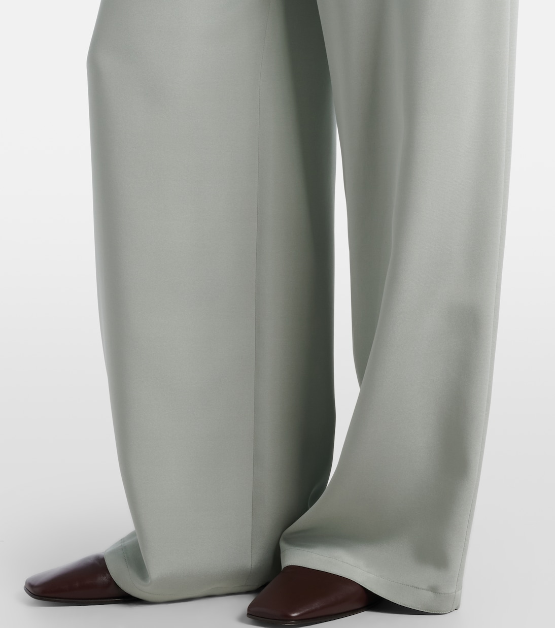 Maga silk-blend satin wide-leg pants | Max Mara