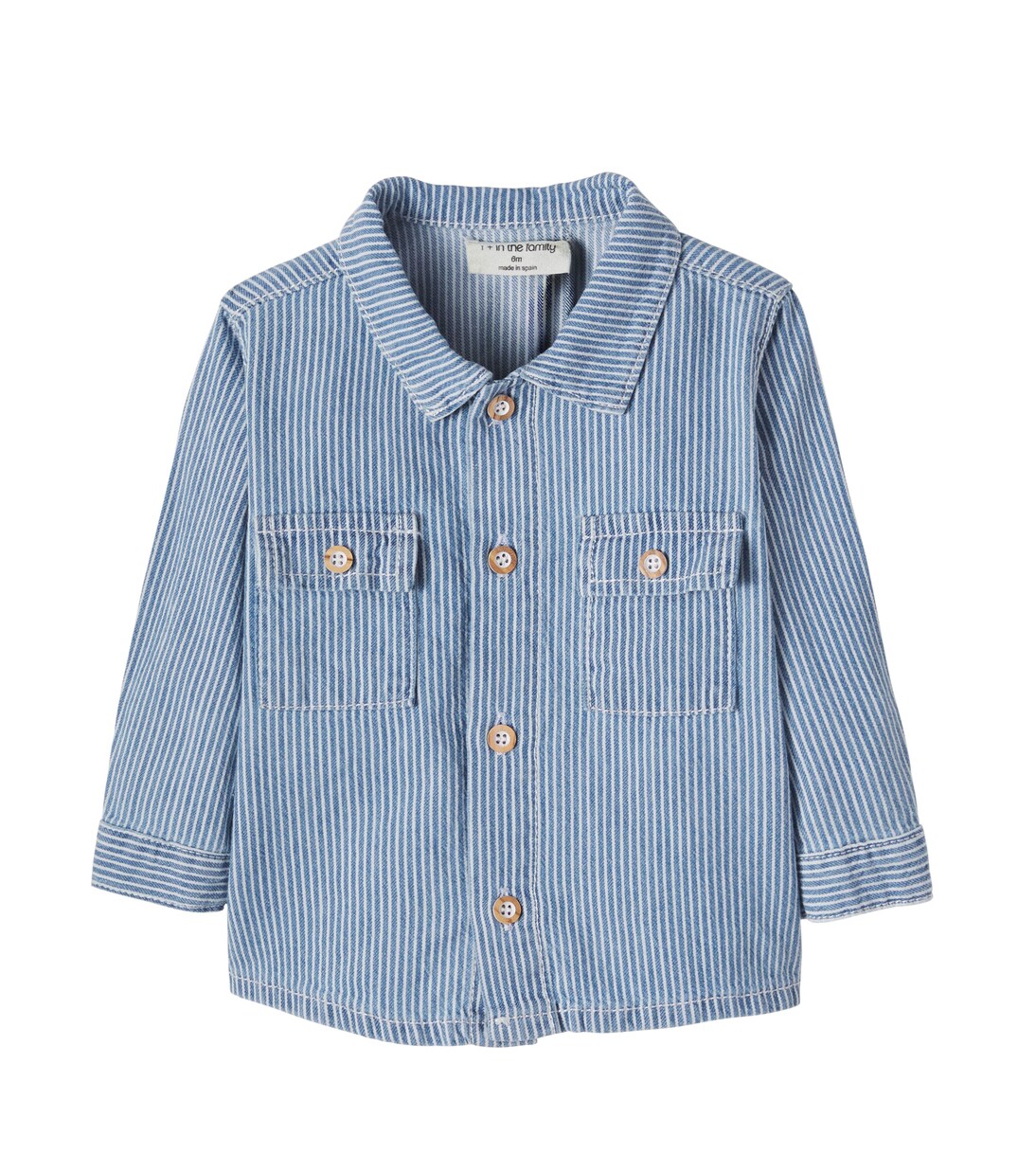 Bébé – Chemise Arta rayée en denim | 1 + in the Family