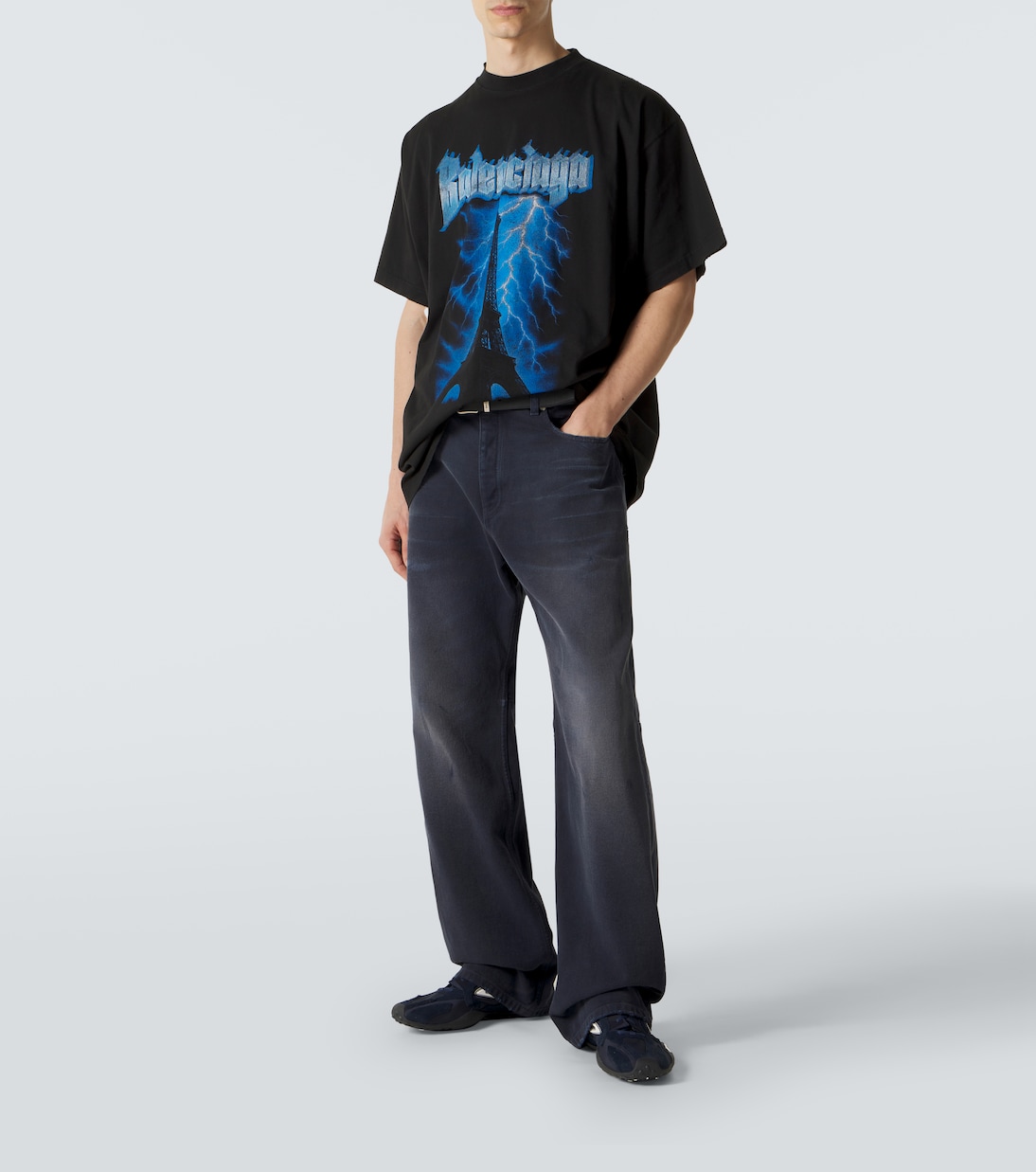 Printed cotton jersey T-shirt | Balenciaga