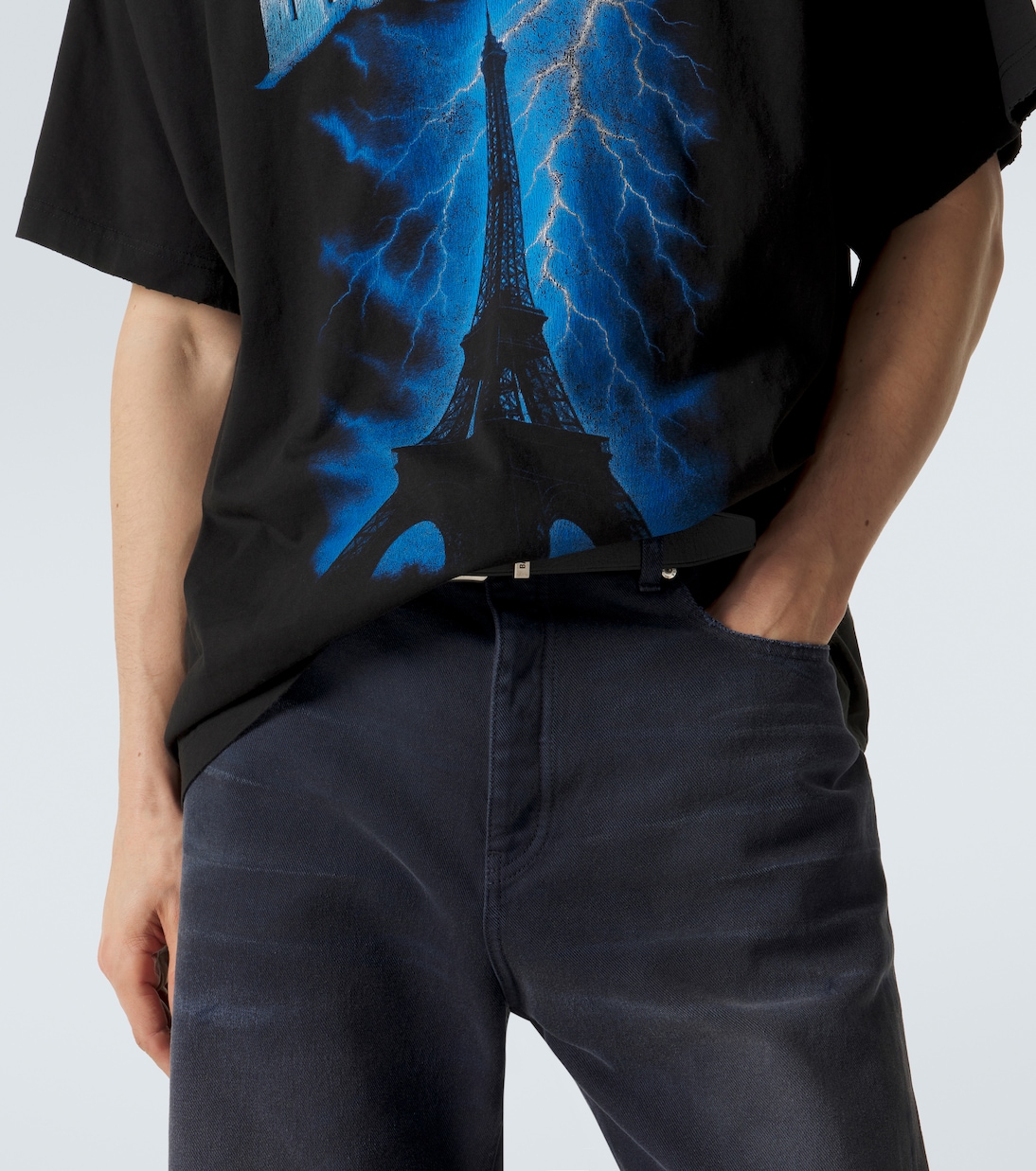 Printed cotton jersey T-shirt | Balenciaga