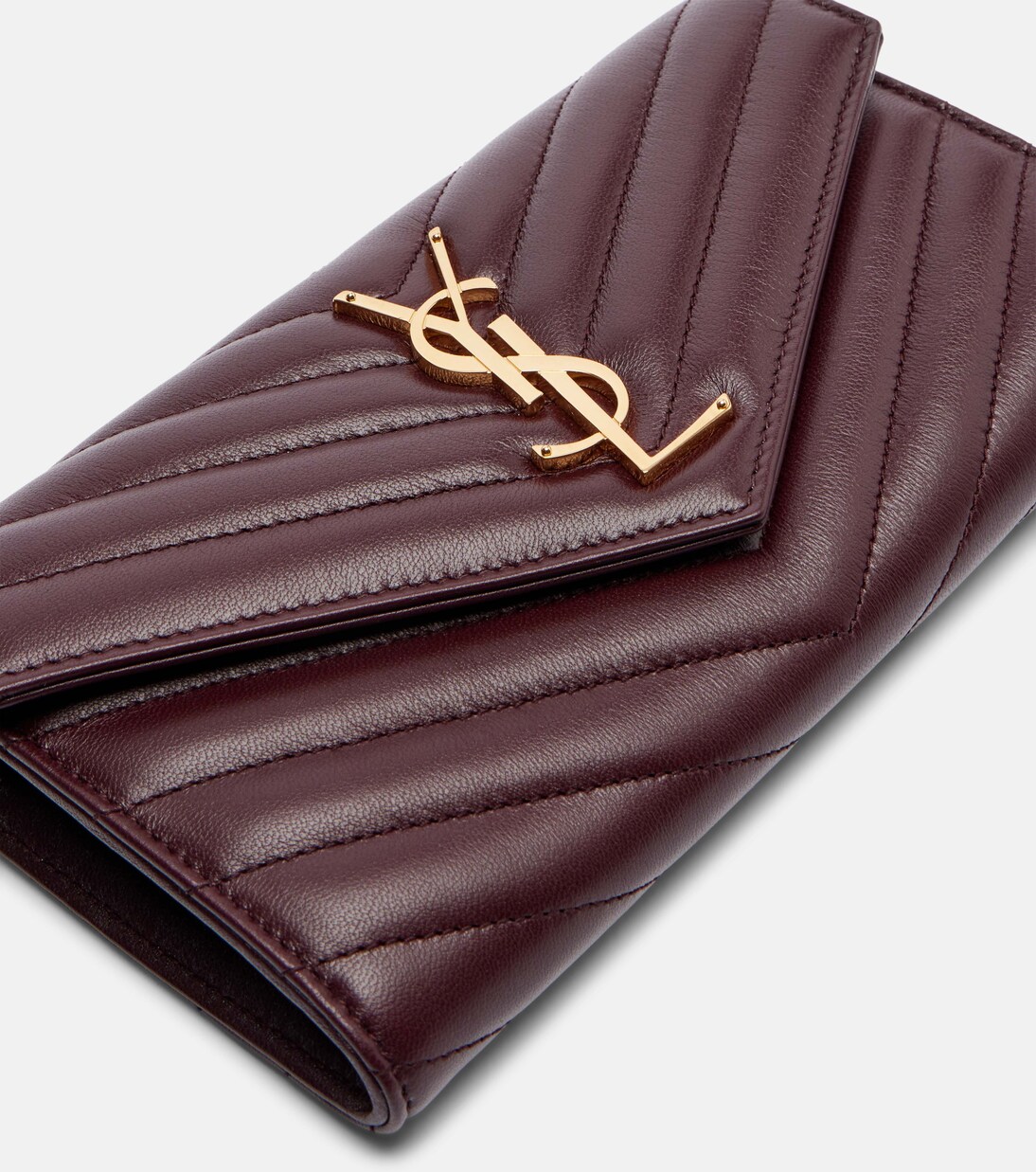Cassandre matelassé leather wallet  | Saint Laurent