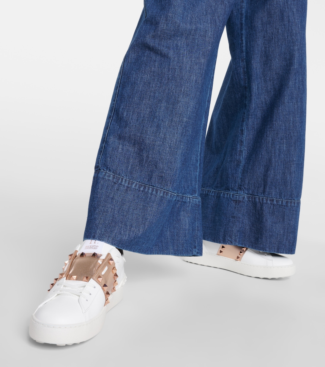 Valentino Garavani – Baskets Rockstud Untitled en cuir | Valentino Garavani
