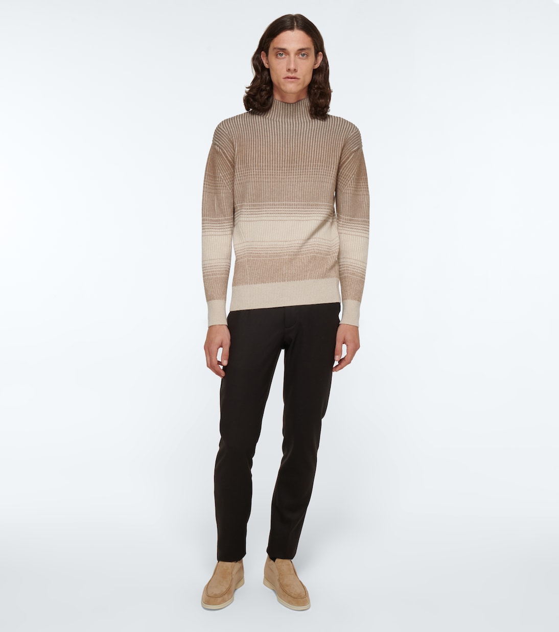 Pullover Lupetto Fade aus einem Kaschmirgemisch | Loro Piana