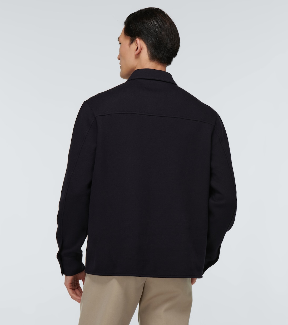 Giacca camicia Whitney in cotone, seta e cashmere | Loro Piana