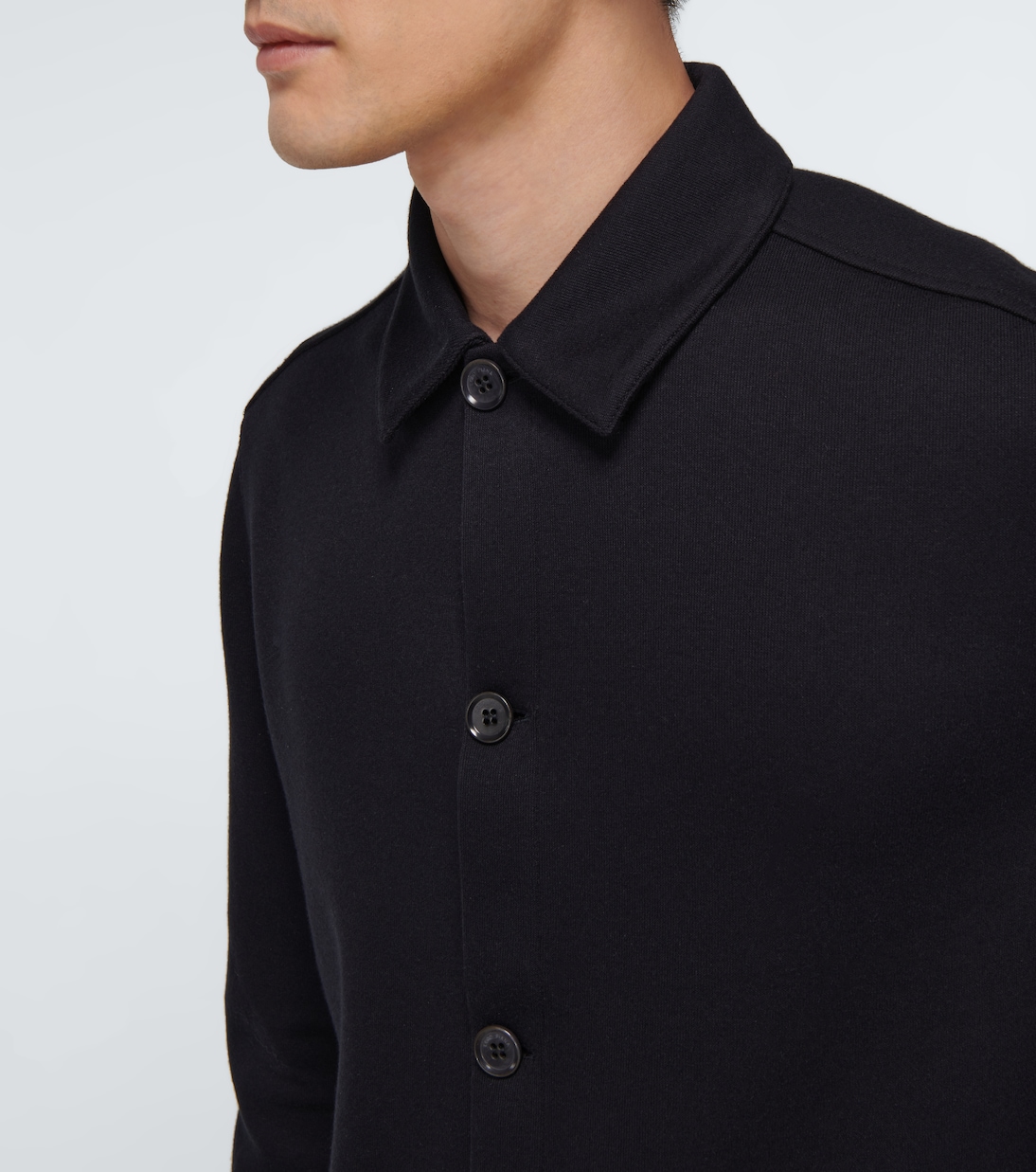Giacca camicia Whitney in cotone, seta e cashmere | Loro Piana