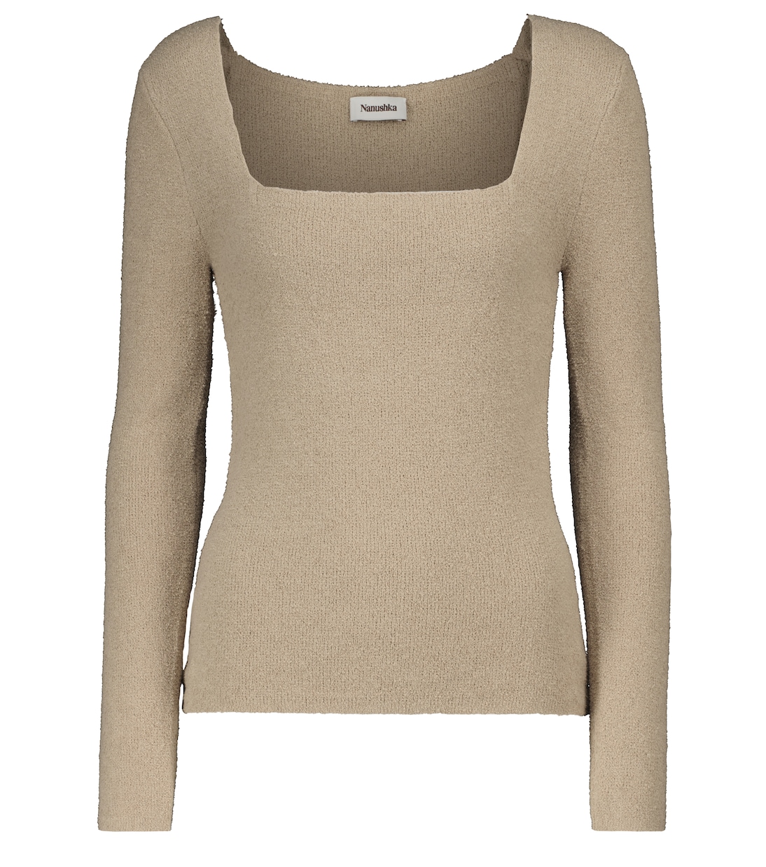 Ambru cotton-blend top | Nanushka