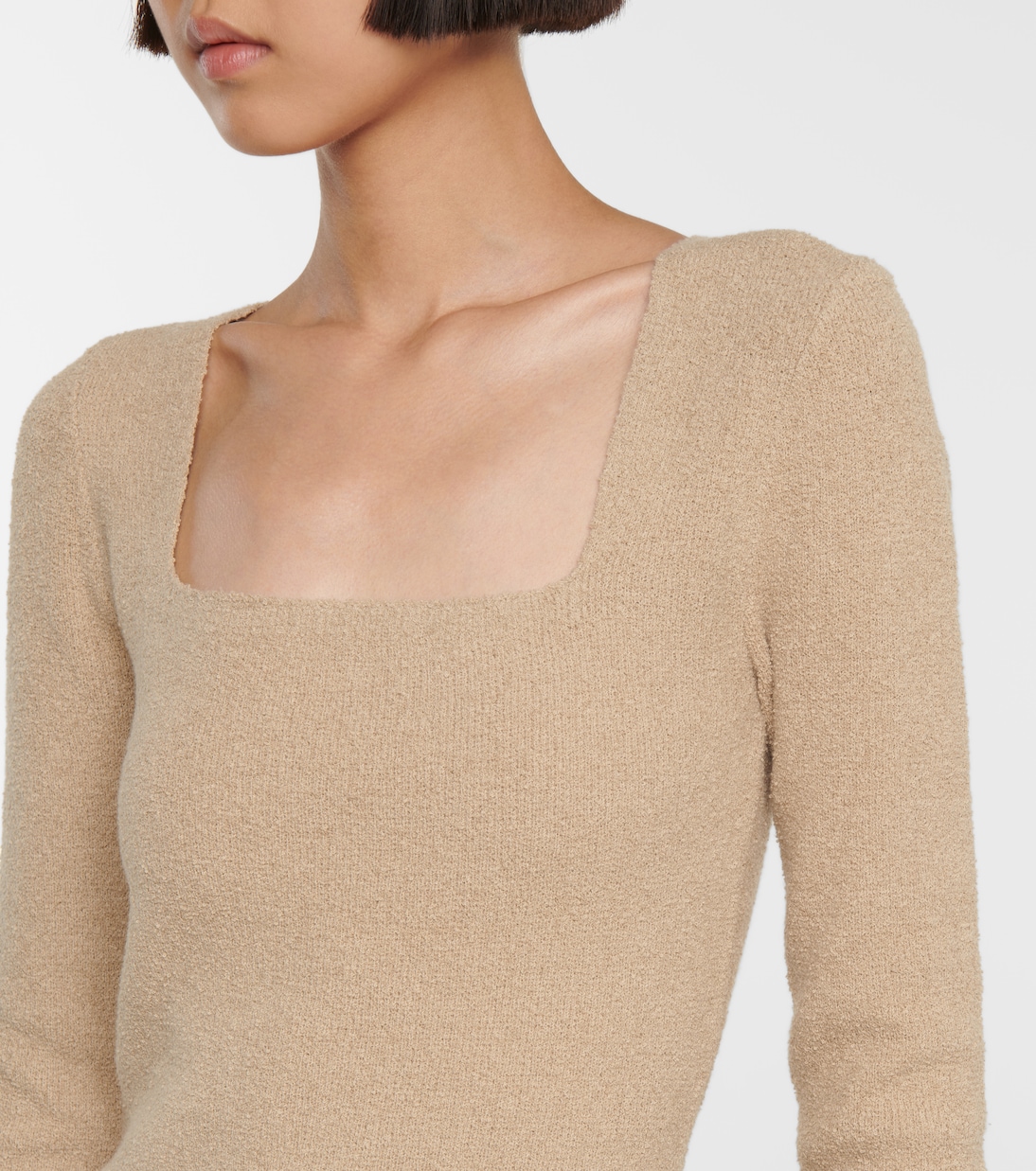 Ambru cotton-blend top | Nanushka