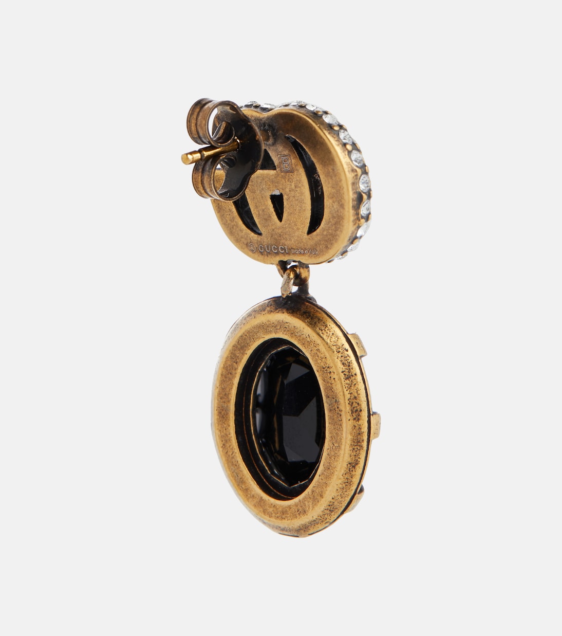 Orecchini Doppia G con cristalli | Gucci