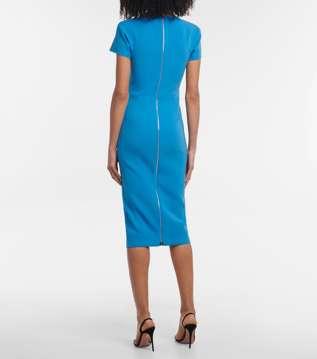Midikleid Peekaboo aus Crêpe | Victoria Beckham