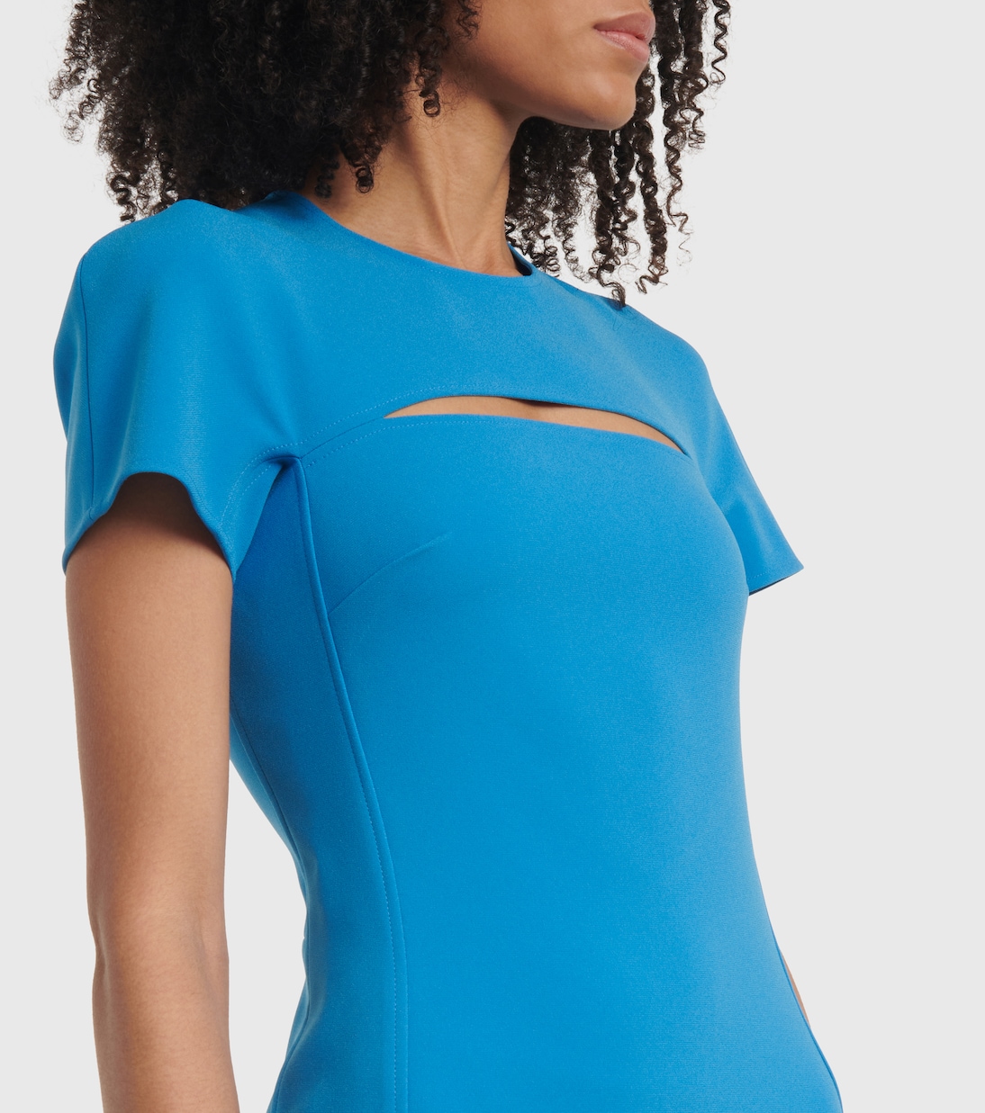 Midikleid Peekaboo aus Crêpe | Victoria Beckham