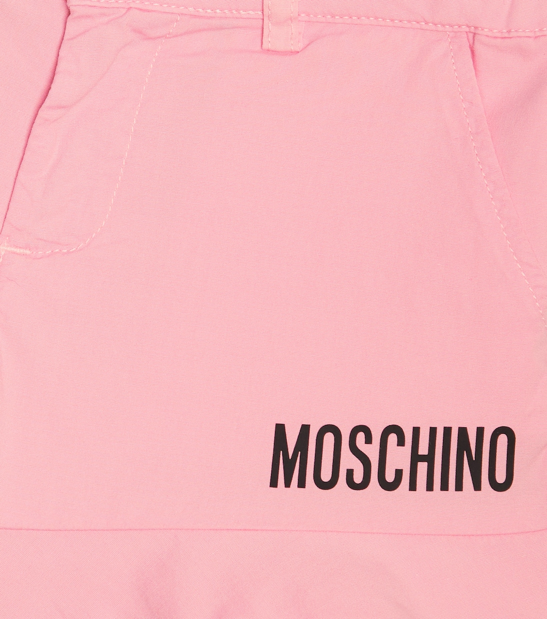Shorts in misto cotone con logo | Moschino Kids
