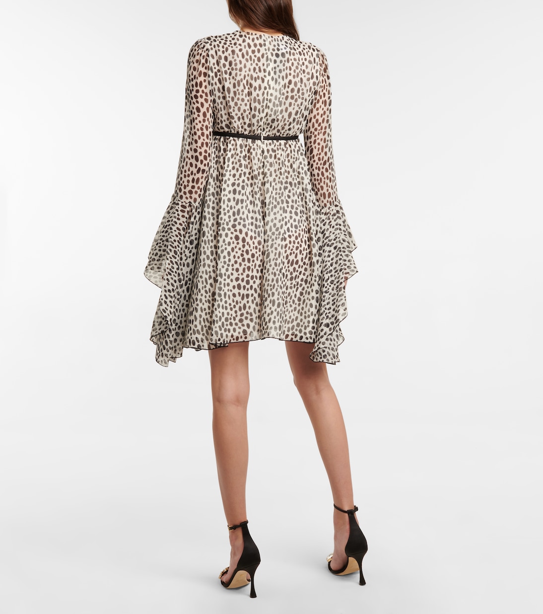 Leopard-print silk minidress | Giambattista Valli