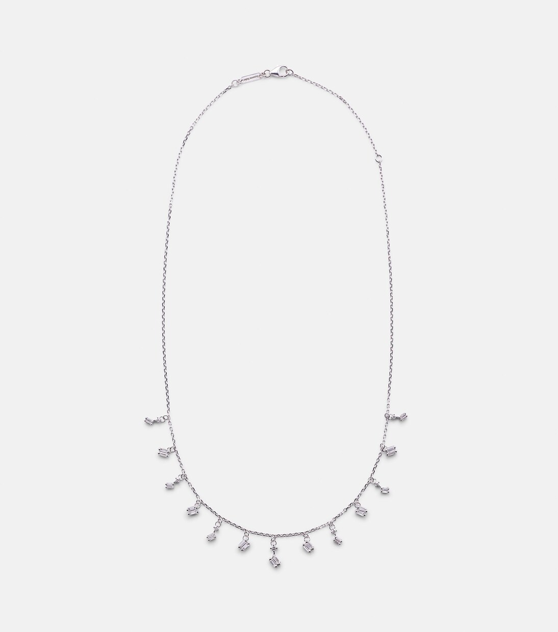 Collier Cascade en or blanc 18 ct et diamants | Suzanne Kalan