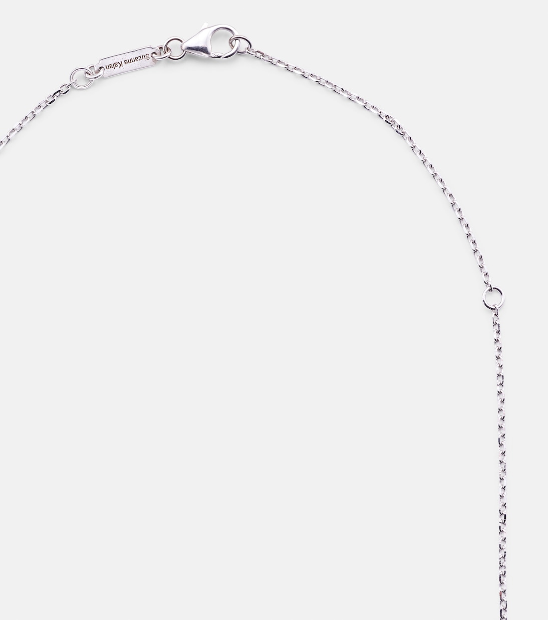 Collier Cascade en or blanc 18 ct et diamants | Suzanne Kalan