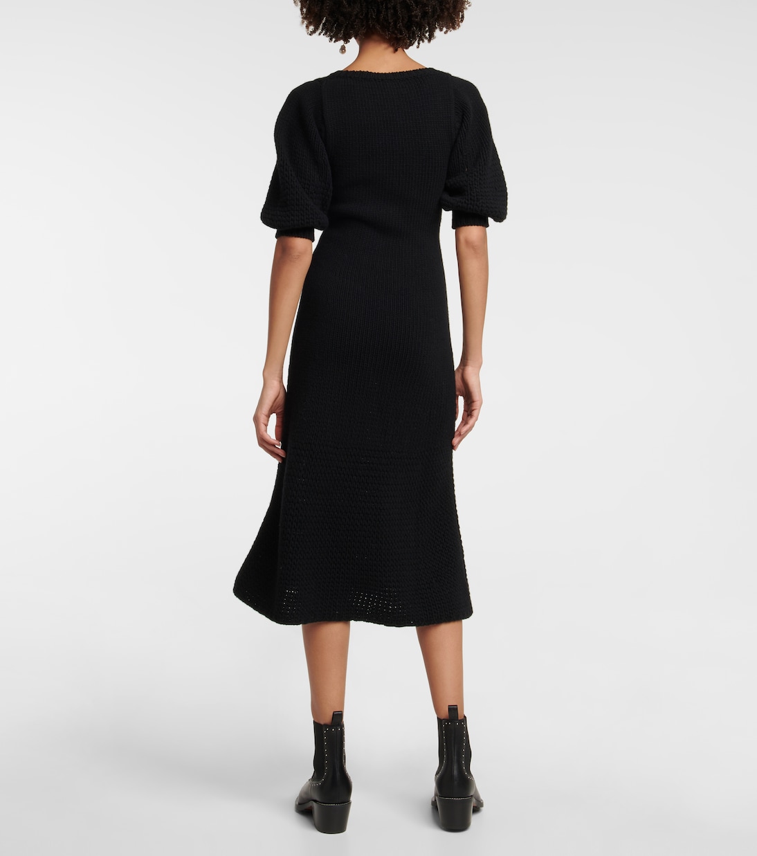Robe midi en laine et cachemire | Chloé