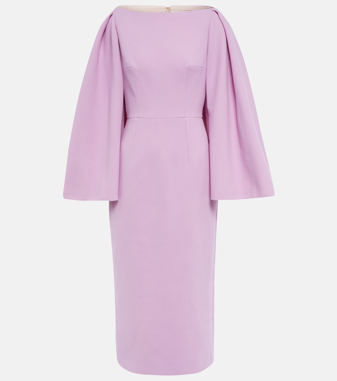 Vestido midi Switzy en crepé de lana | Emilia Wickstead