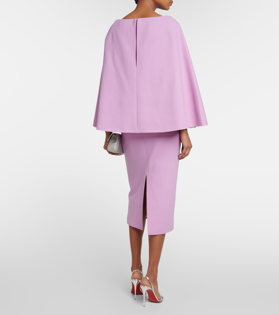 Vestido midi Switzy en crepé de lana | Emilia Wickstead