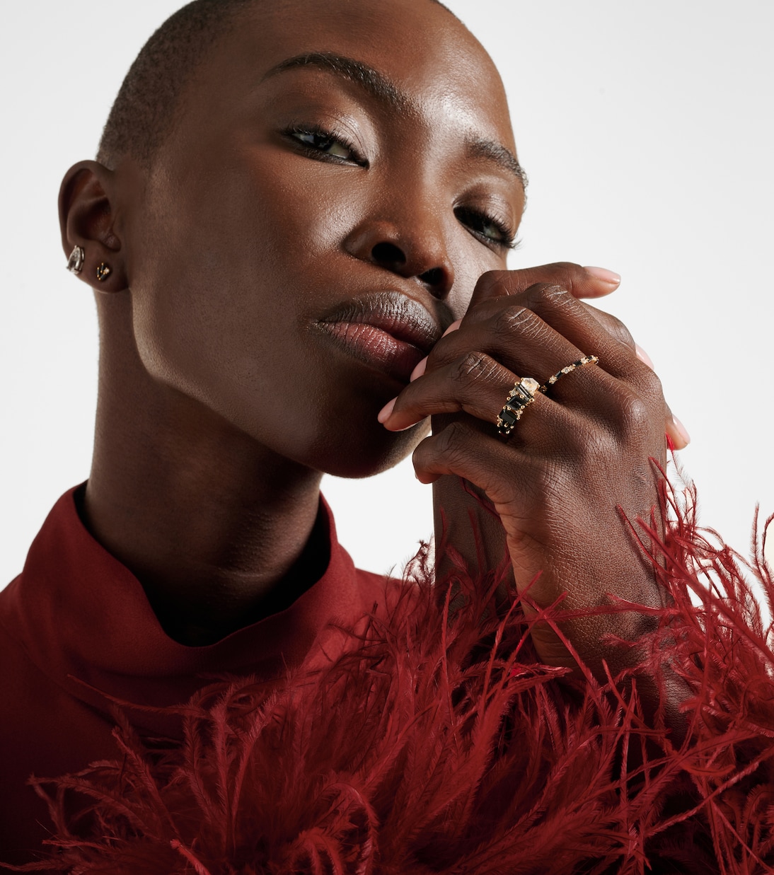 Bague en or 18 ct, diamants et saphirs | Suzanne Kalan