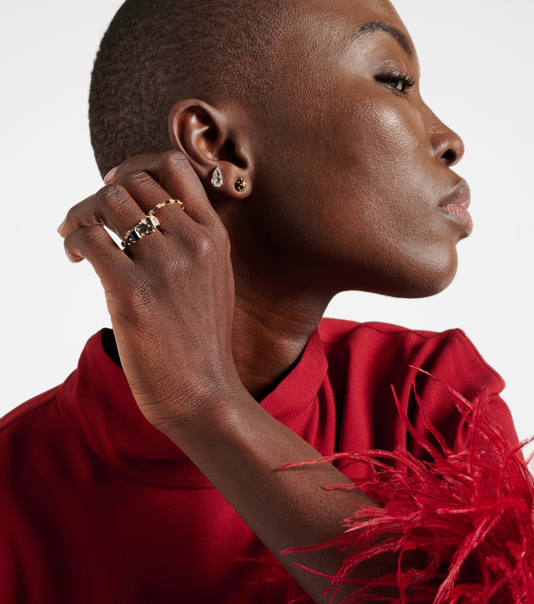Bague en or 18 ct, diamants et saphirs | Suzanne Kalan
