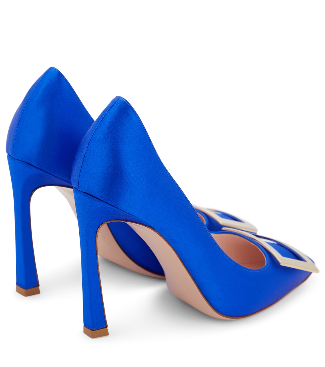 Salones Trompette de satén | Roger Vivier