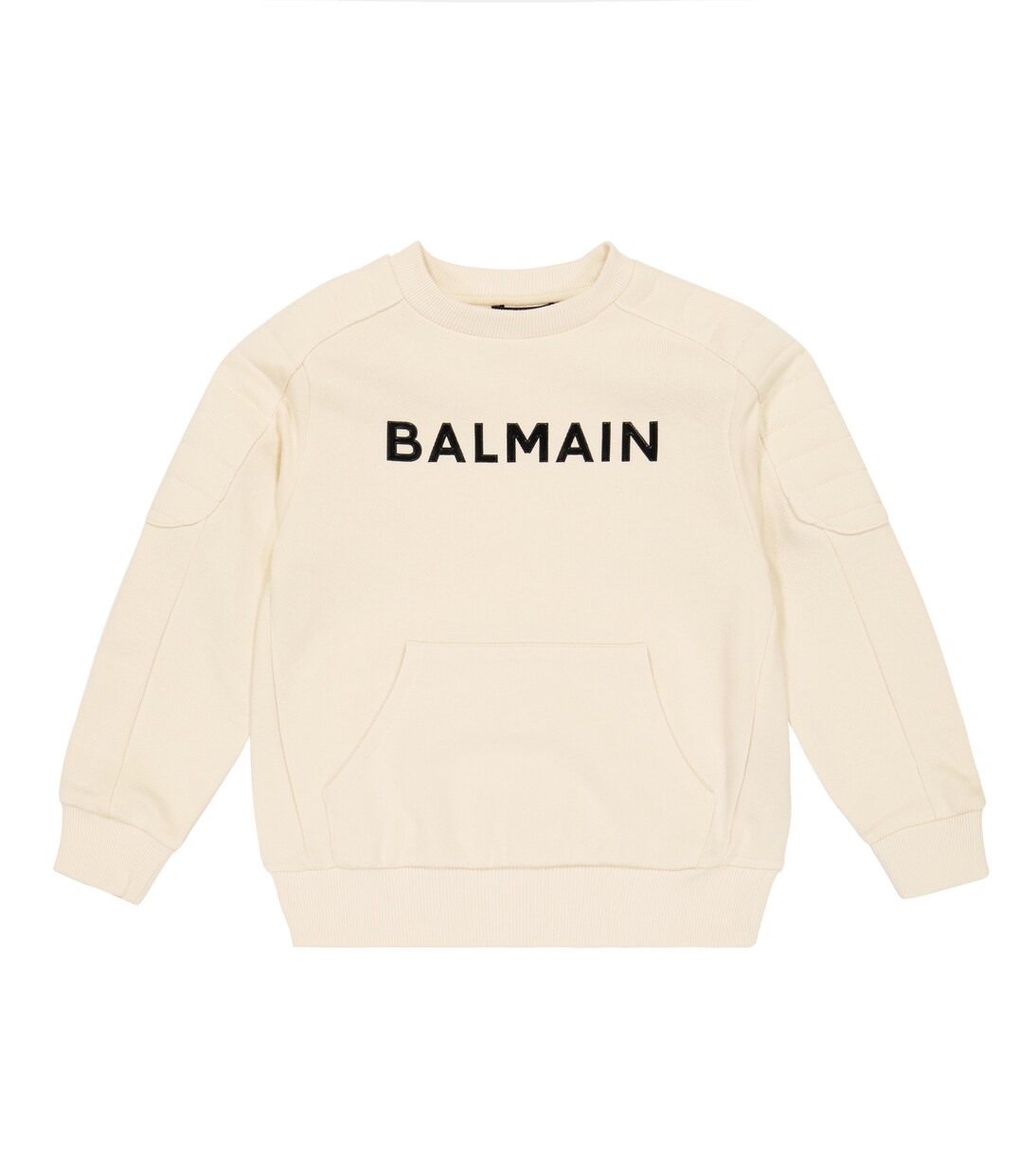 Sudadera de algodón con logo | Balmain Kids