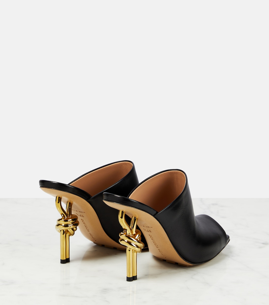 Mules Knot en cuir | Bottega Veneta