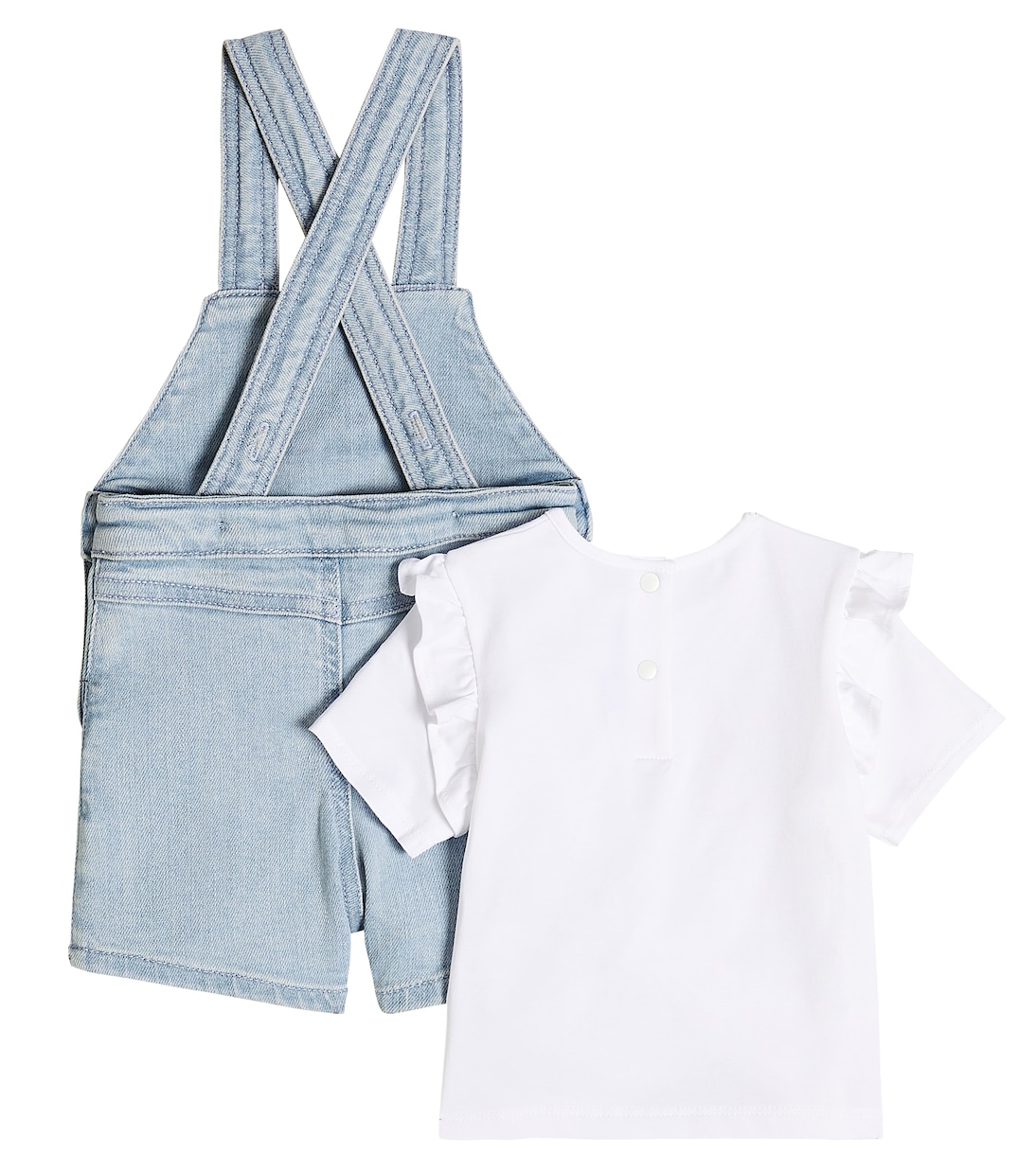 Baby embellished T-shirt and dungarees set | Tartine et Chocolat
