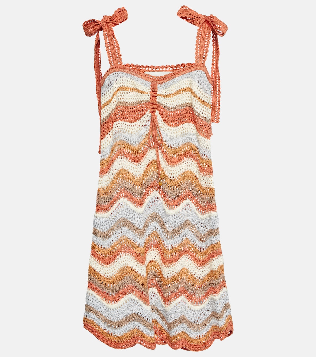 Textured cotton minidress | Zimmermann