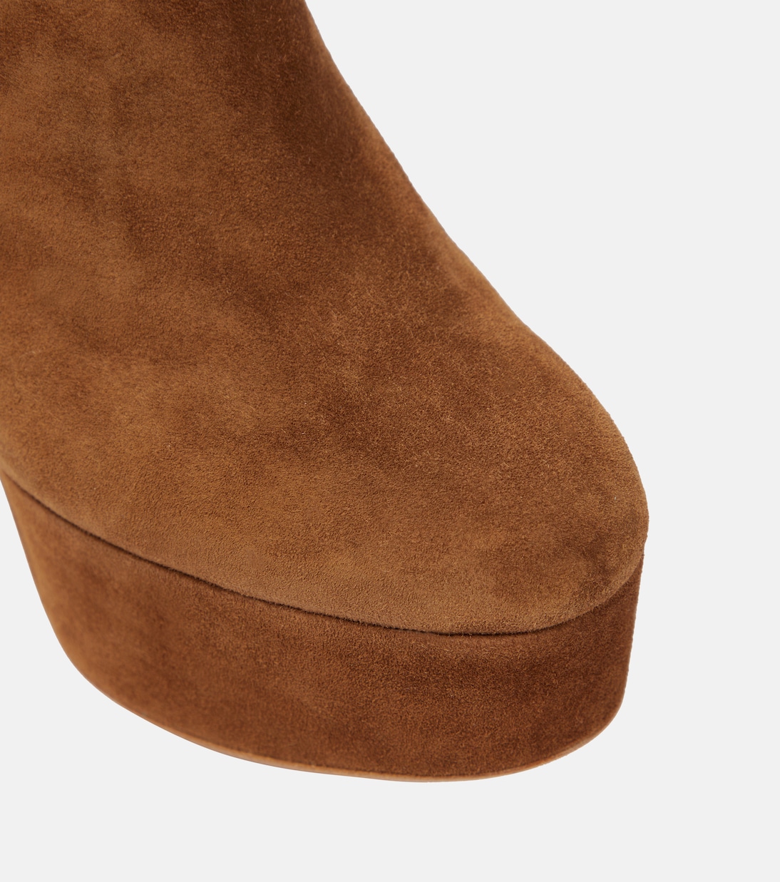 Mules à plateau en daim | Gianvito Rossi